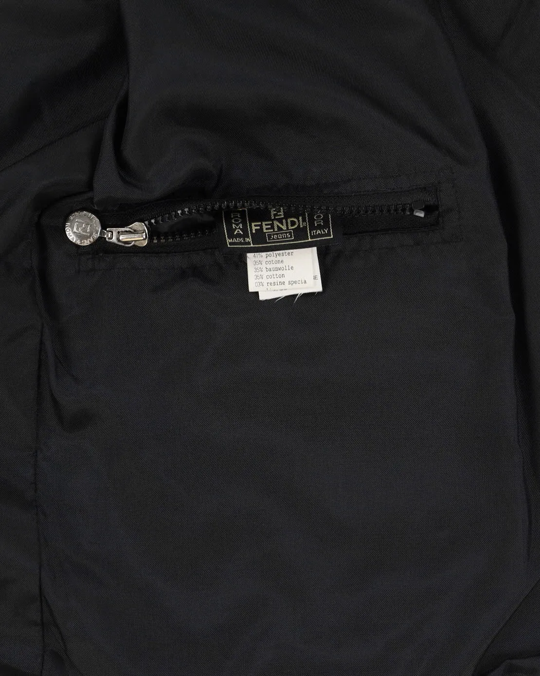 00s Fendi Logo Patterned Jacket - M