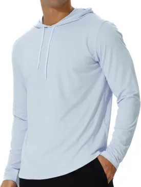 AIMPACT Men's Sun Protection Shirts UV SPF UPF 50  Long Short Sleeve Hoodie Rash Guard Fishing Swimming Shirt Lightweight