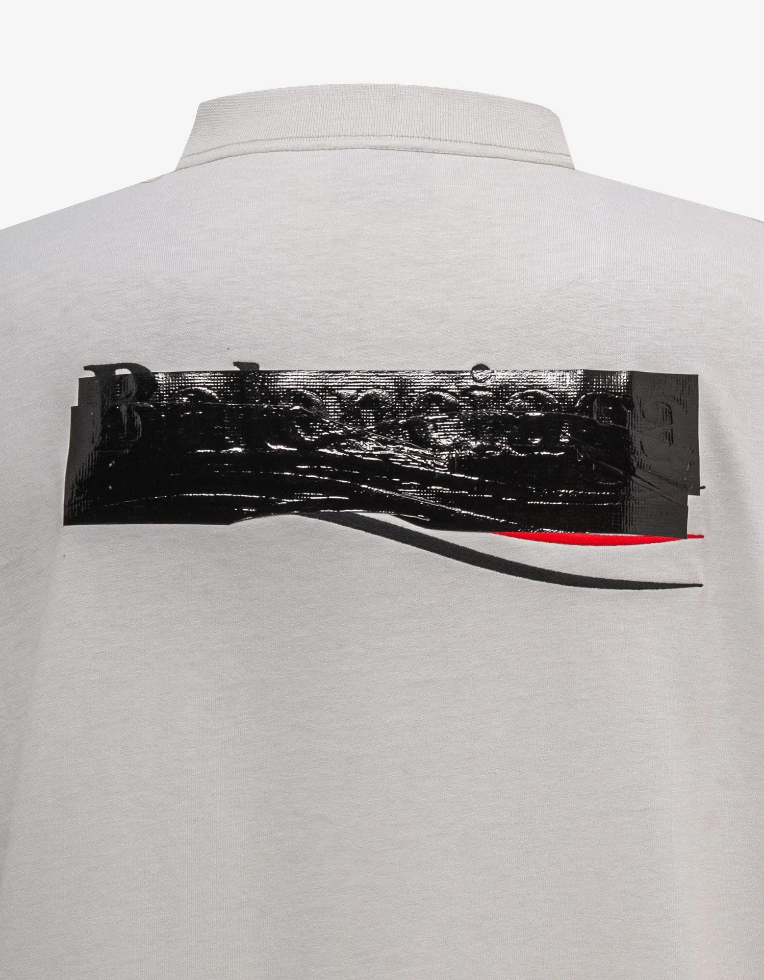 Balenciaga Ecru Gaffer Logo Large Fit T-Shirt