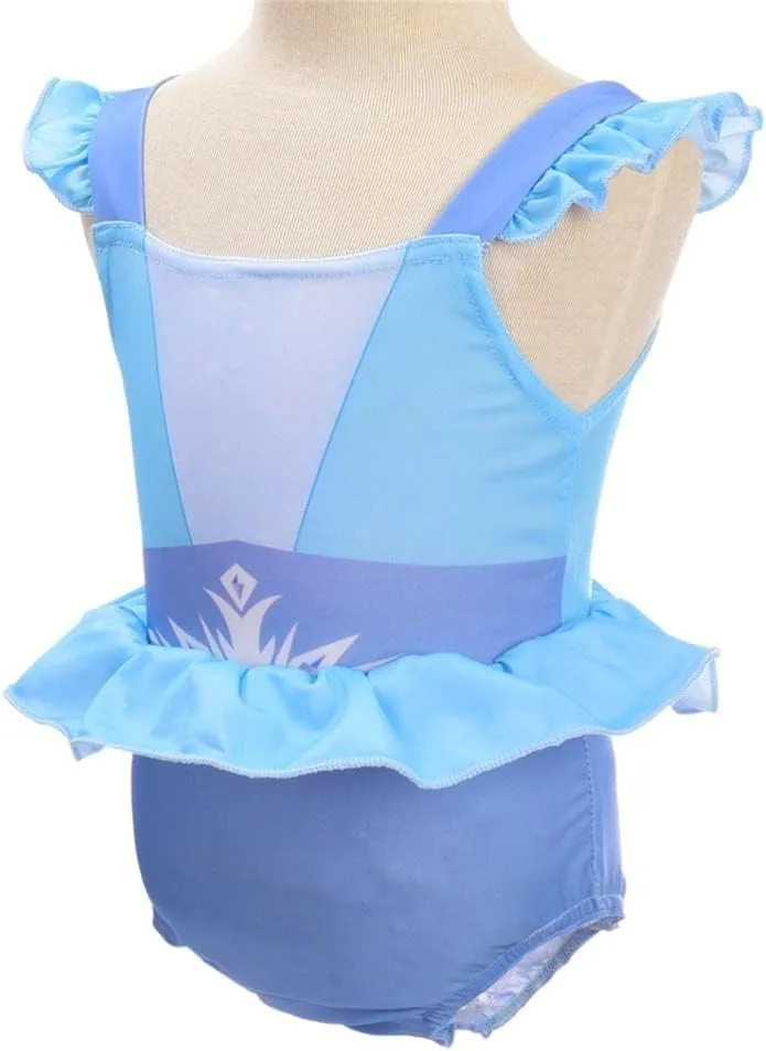Dressy Daisy Girls Princess One Piece Swimsuit with Skirt Swimwear Swimming Bathing Suit Swim Wear Dress Up
