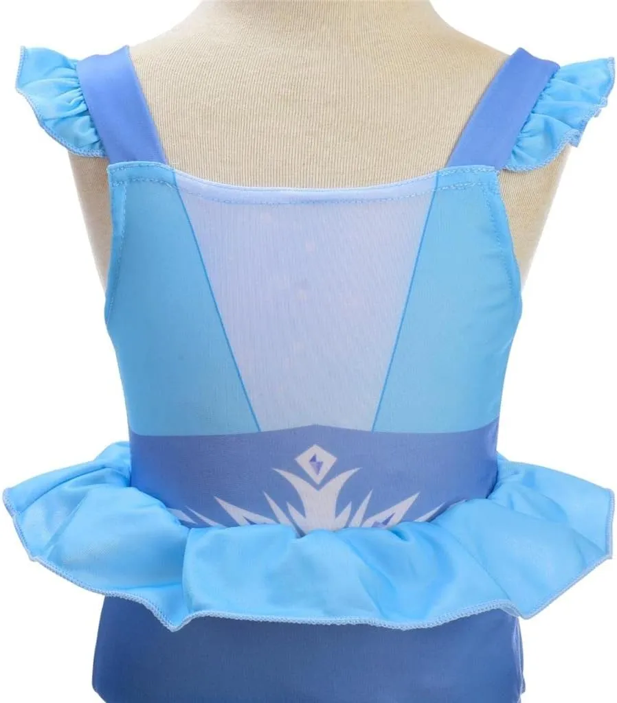 Dressy Daisy Girls Princess One Piece Swimsuit with Skirt Swimwear Swimming Bathing Suit Swim Wear Dress Up