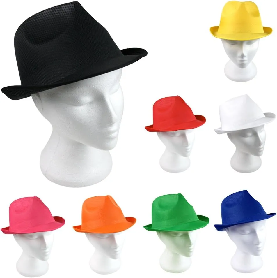 ebuygb Unisex Fedora Summer Sun Hat Fancy Dress