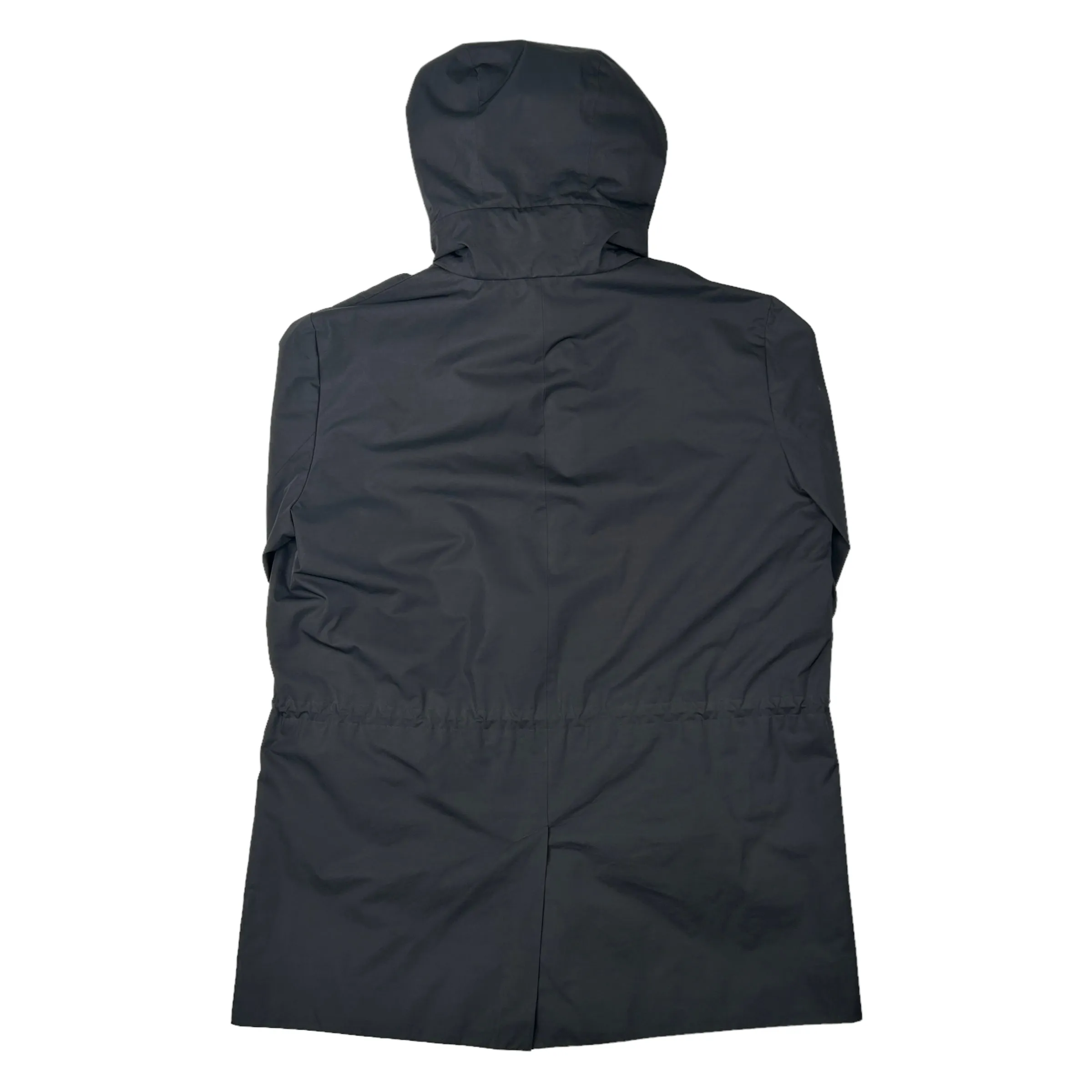 FENDI SCRIPT LOGO BLACK WINDBREAKER JACKET