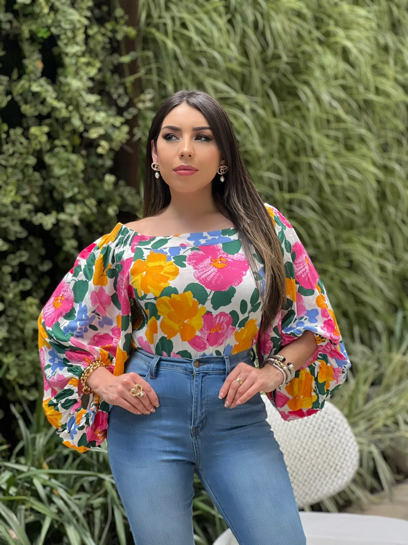 Floral Off Shoulder Top