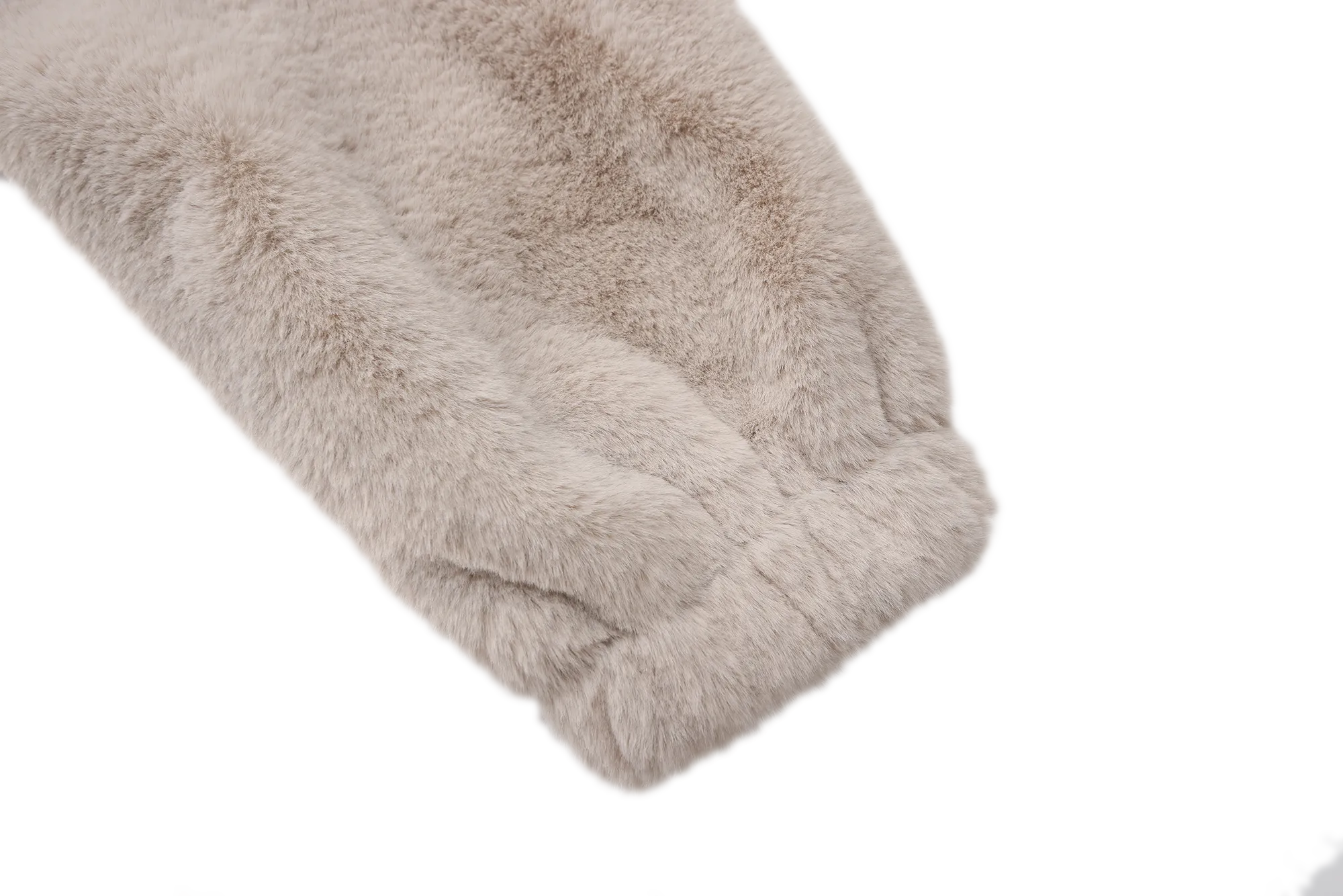Fluffy Faux Fur Fleece Jacket