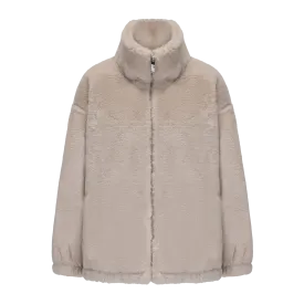 Fluffy Faux Fur Fleece Jacket