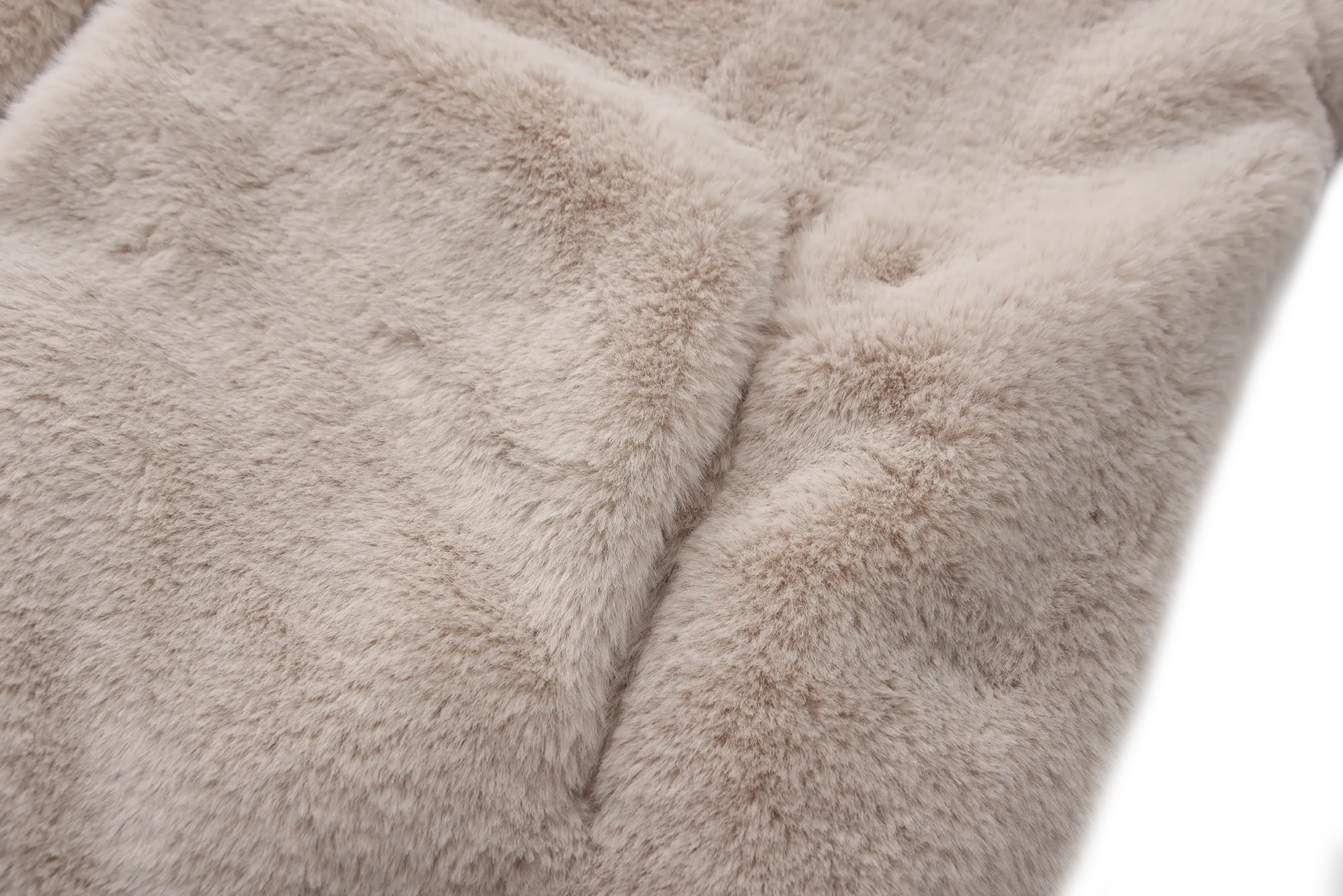 Fluffy Faux Fur Fleece Jacket