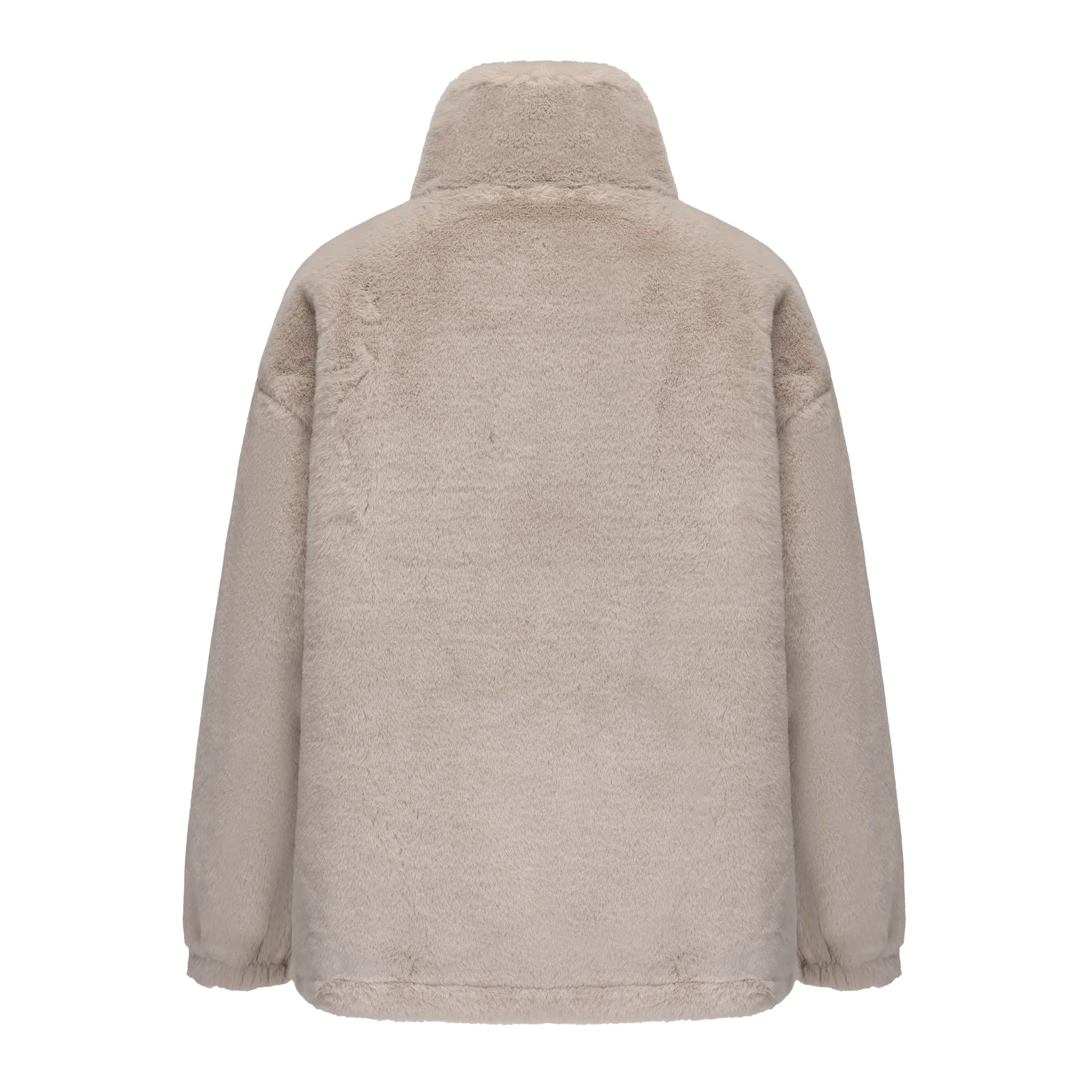 Fluffy Faux Fur Fleece Jacket