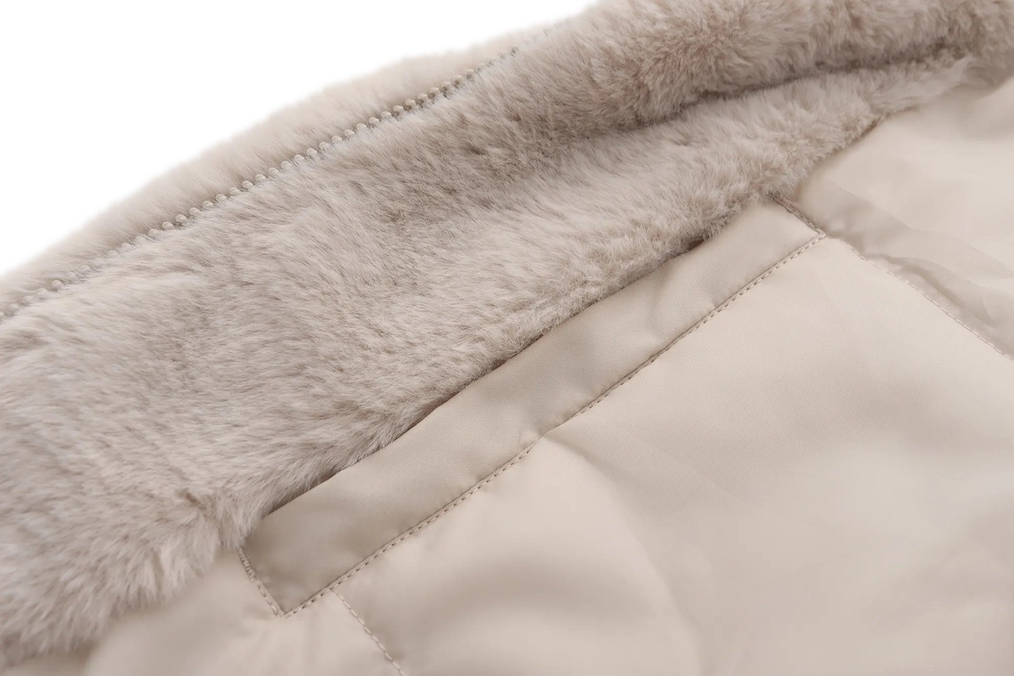 Fluffy Faux Fur Fleece Jacket