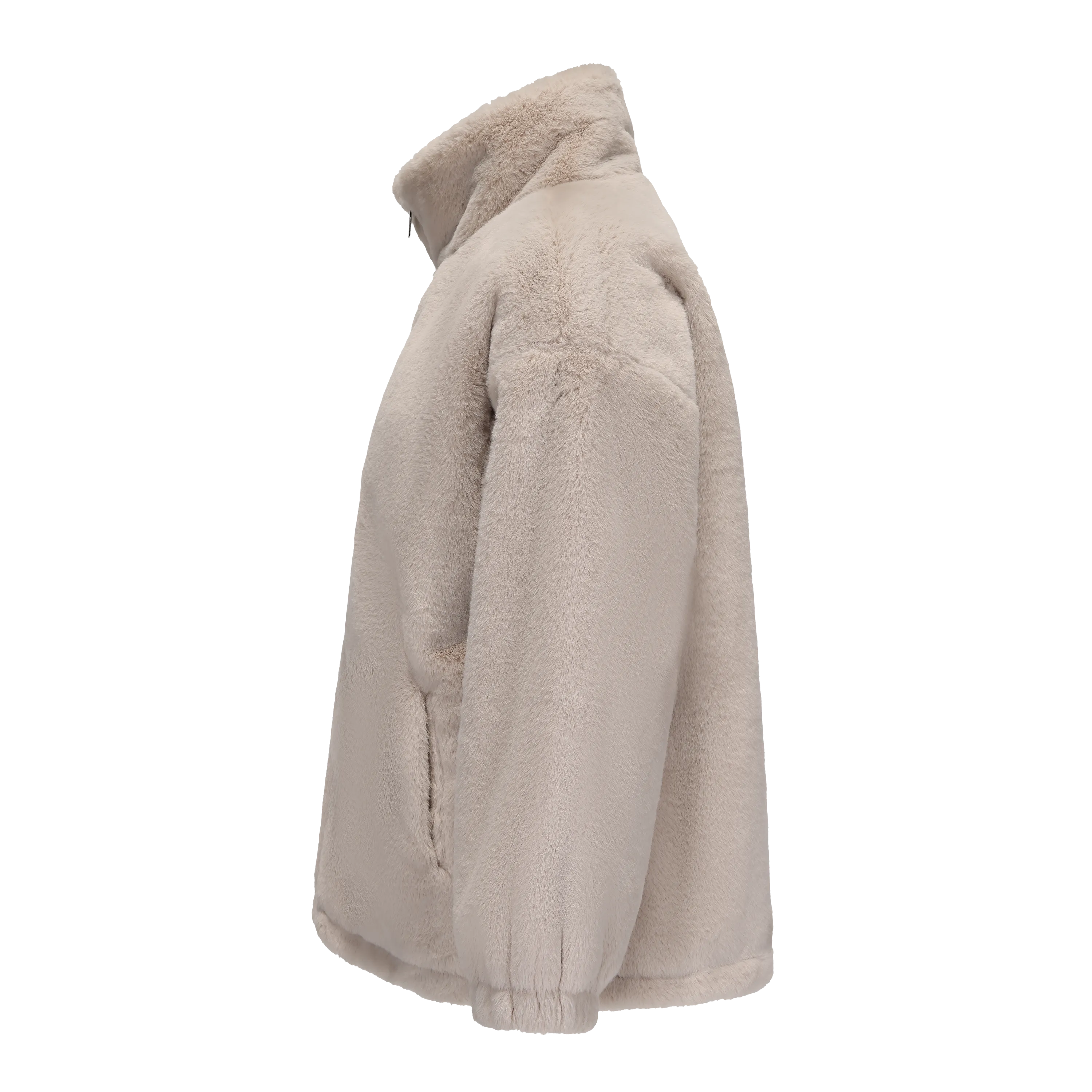 Fluffy Faux Fur Fleece Jacket