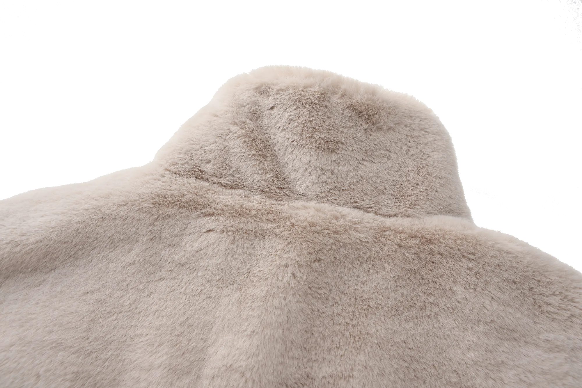 Fluffy Faux Fur Fleece Jacket