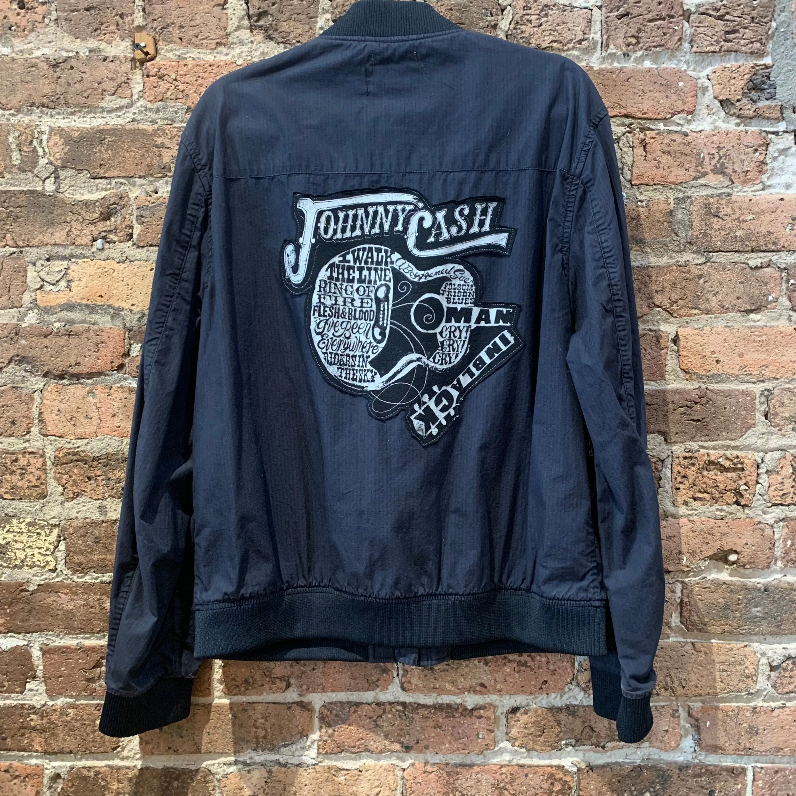 Gearhead Unisex Bomber Jacket-Johnny Cash