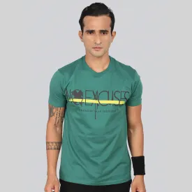 Graphic Printed T-shirt - Forest Green