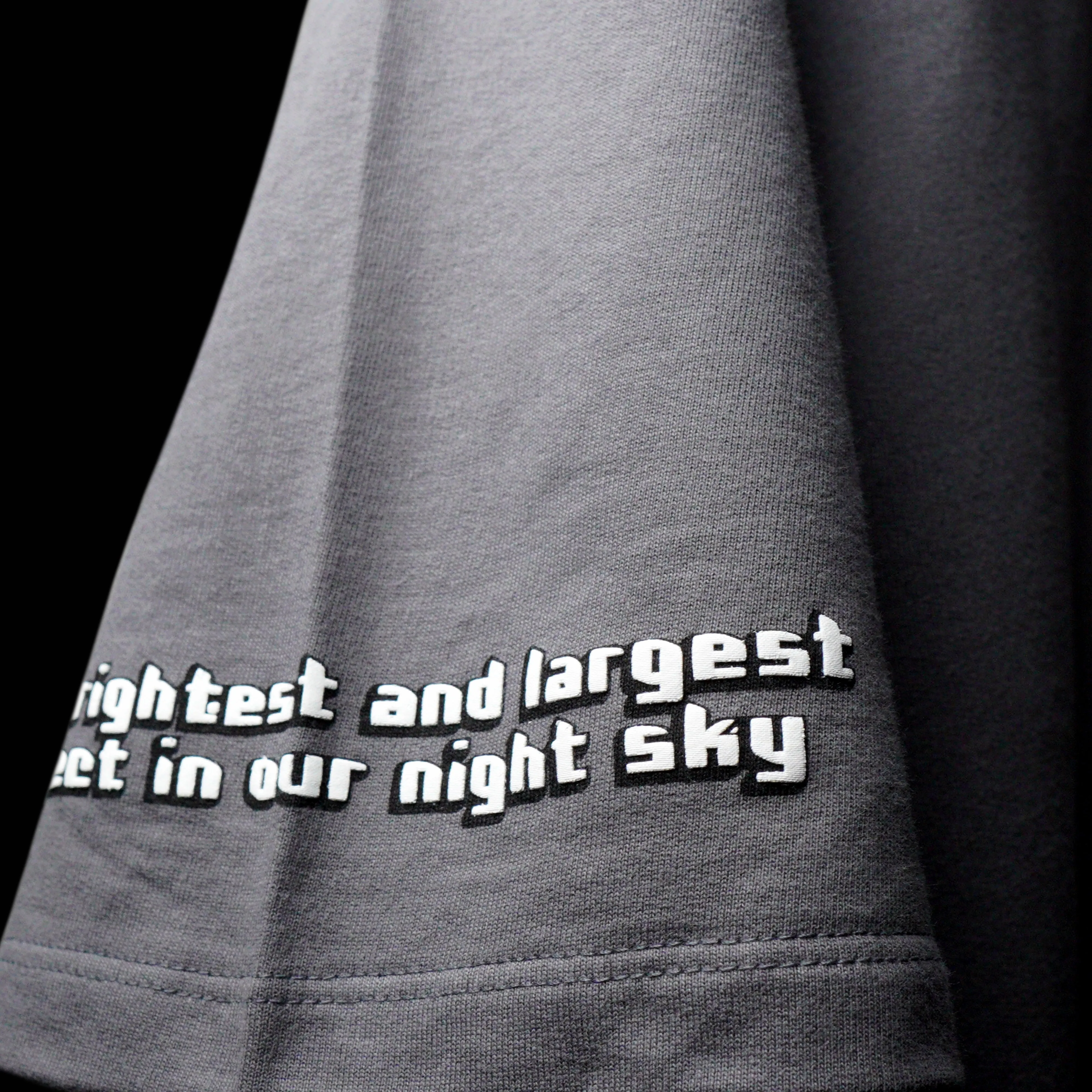 GREY SATELLITE T-SHIRT