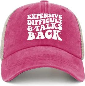 Hat for Womens Fashion Denim Hat Mens AllBlack Ball Cap Fashionable Unique Gifts for Nanny