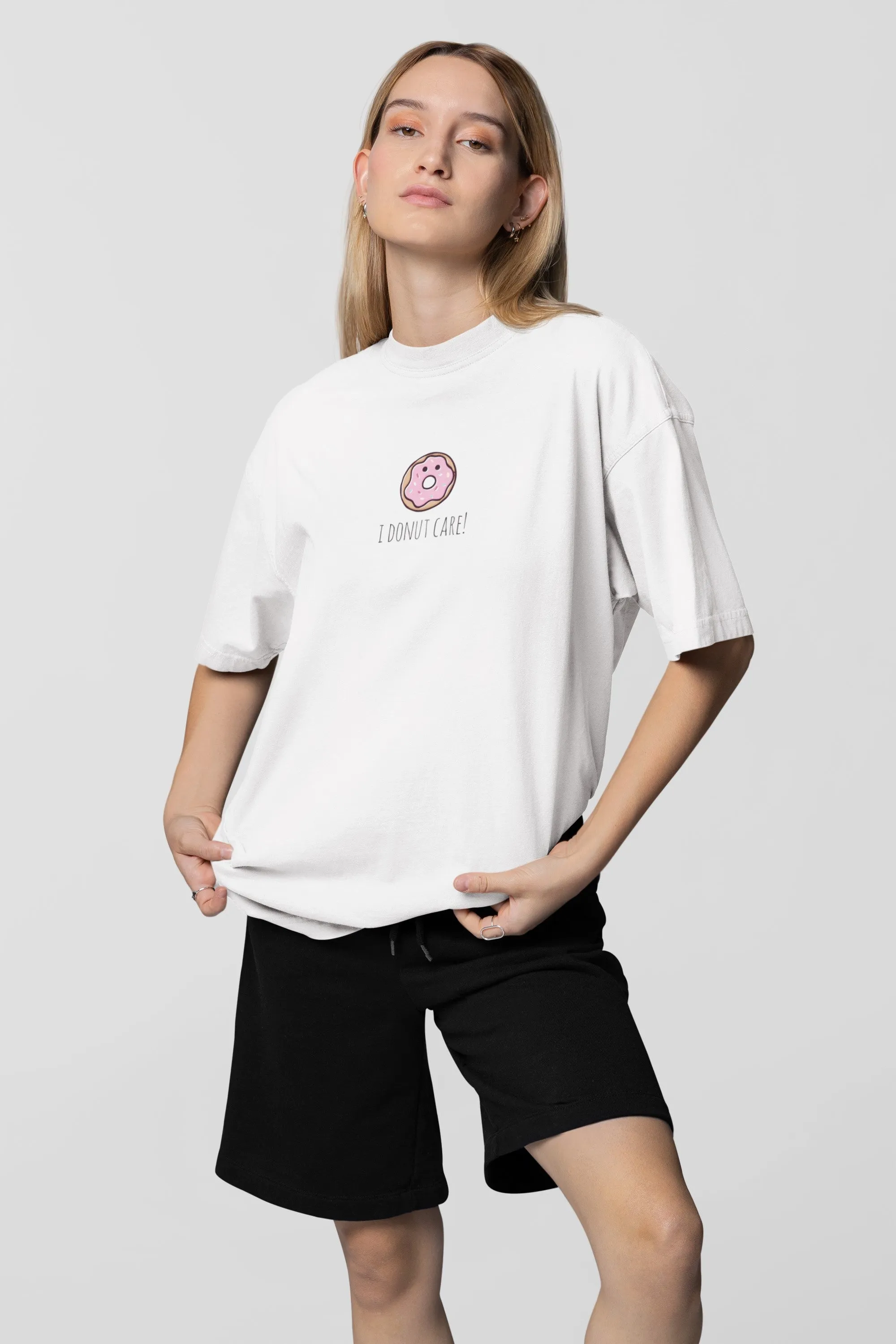 I donut care  - Oversized T-shirt