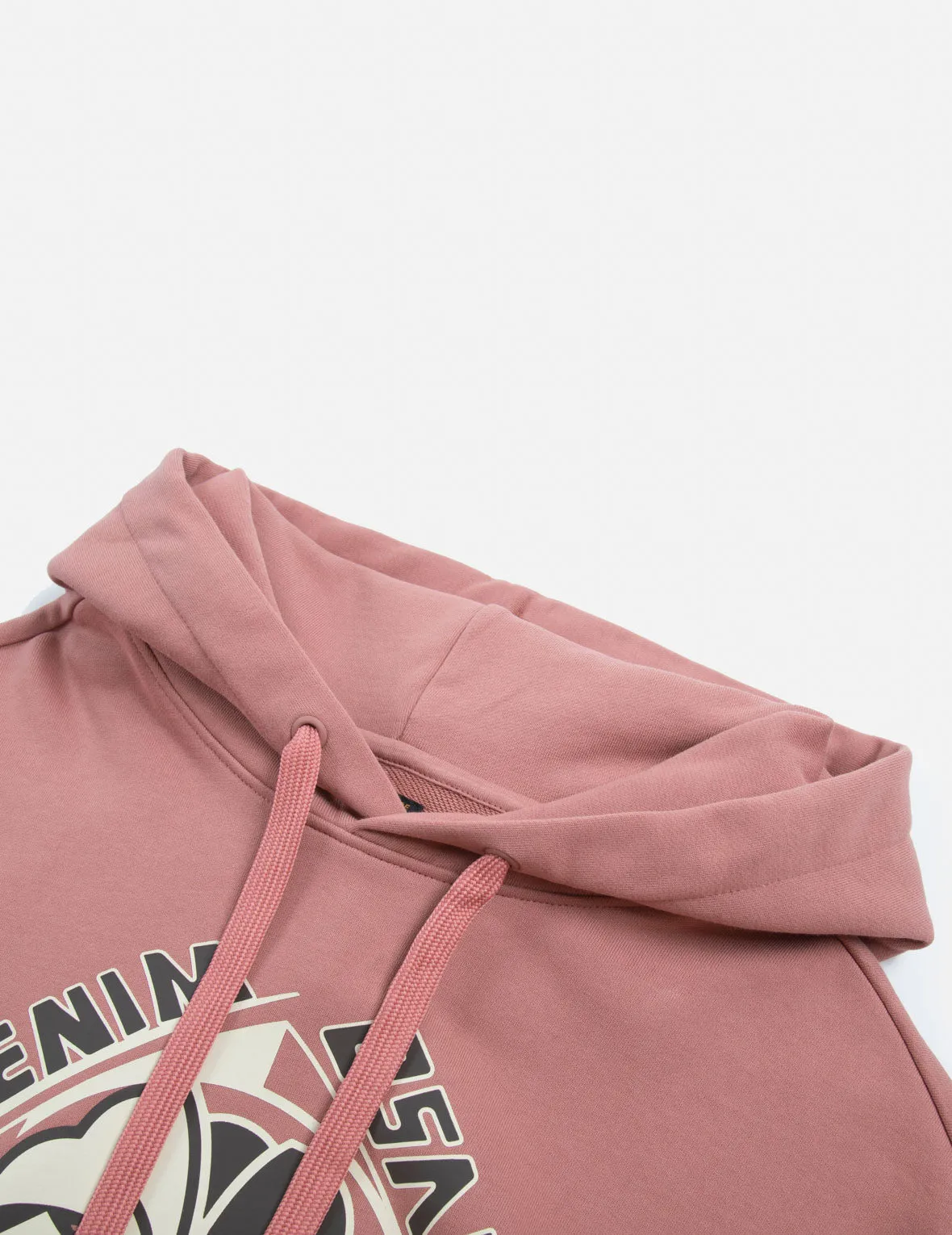 Kamon Print Loose Fit Hoodie