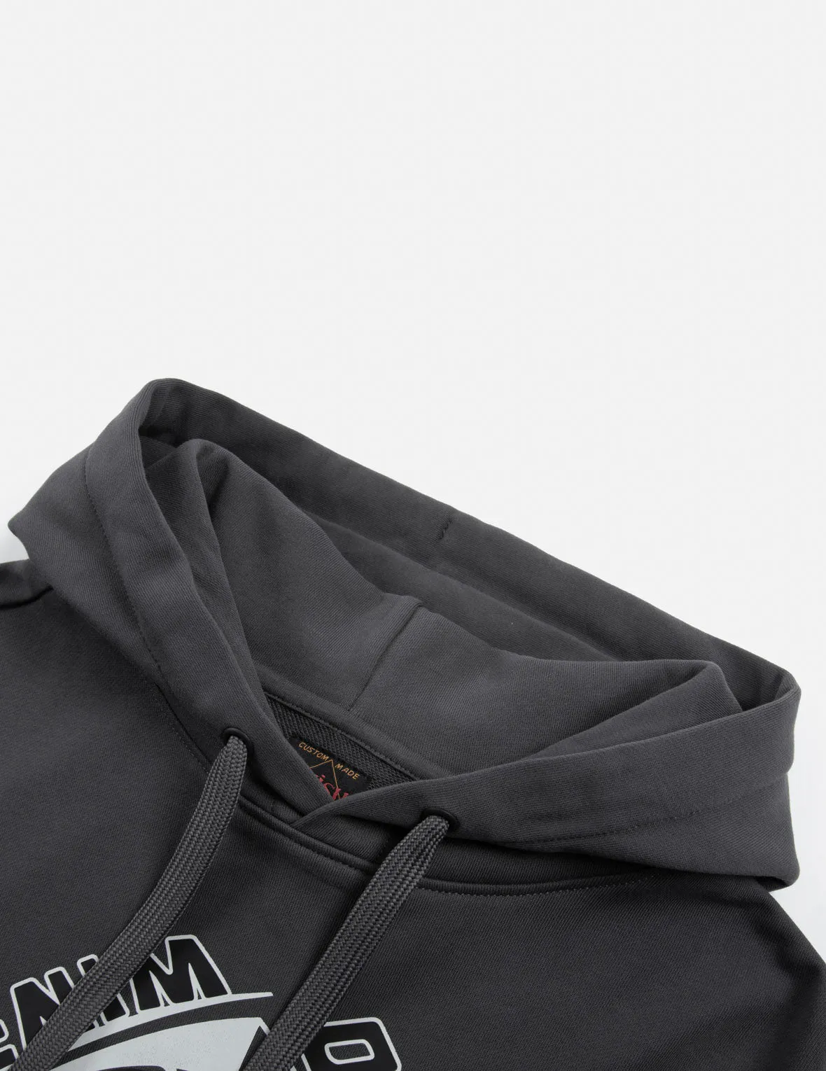 Kamon Print Loose Fit Hoodie