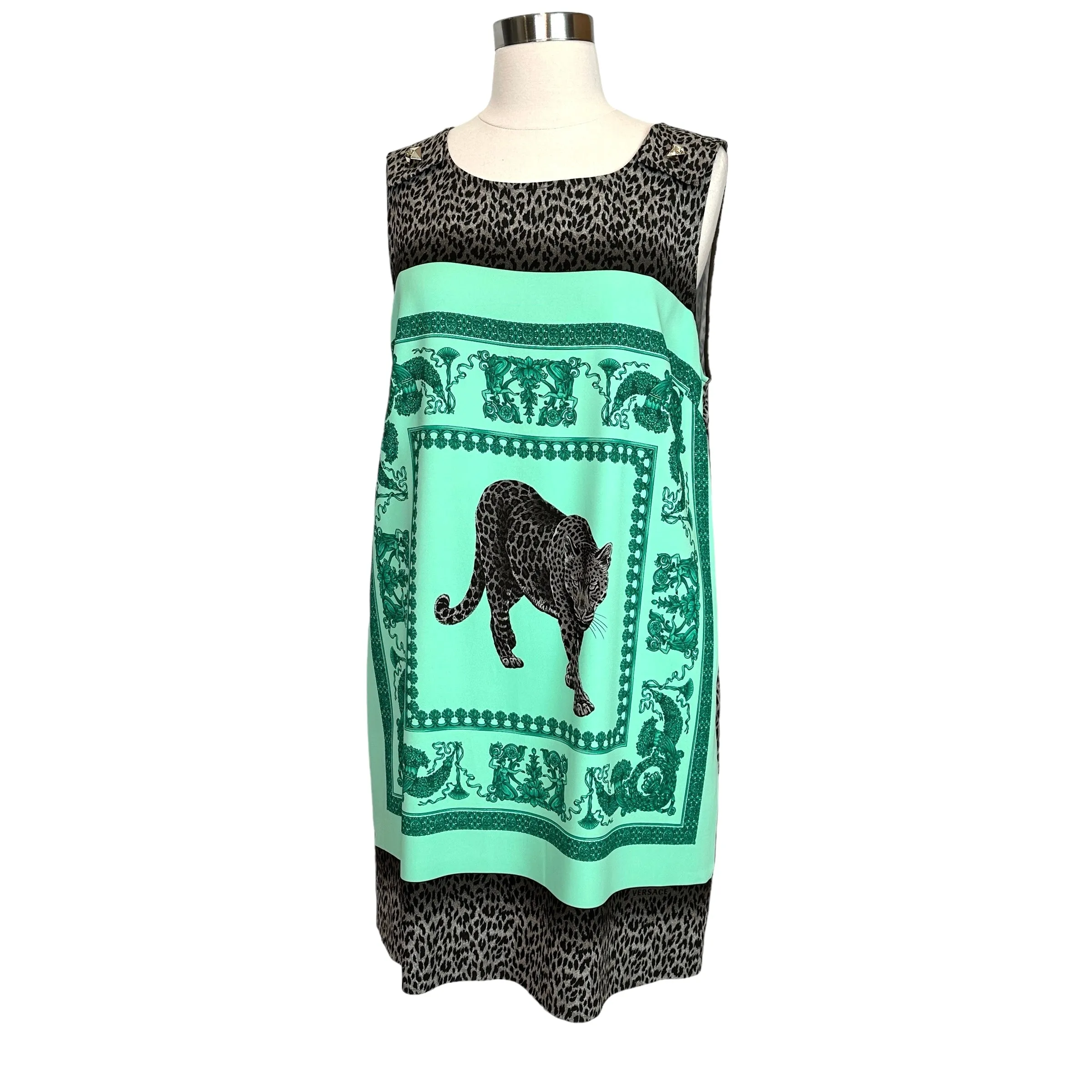 Leopard Print Dress - L