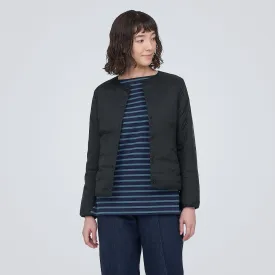 Lightweight Collarless Down jacket