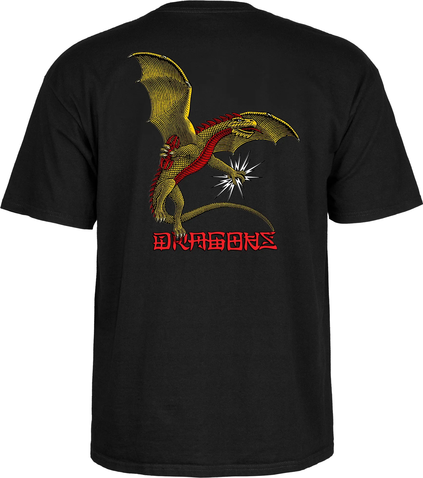 Powell Peralta Dragons Logo T-Shirt - Black