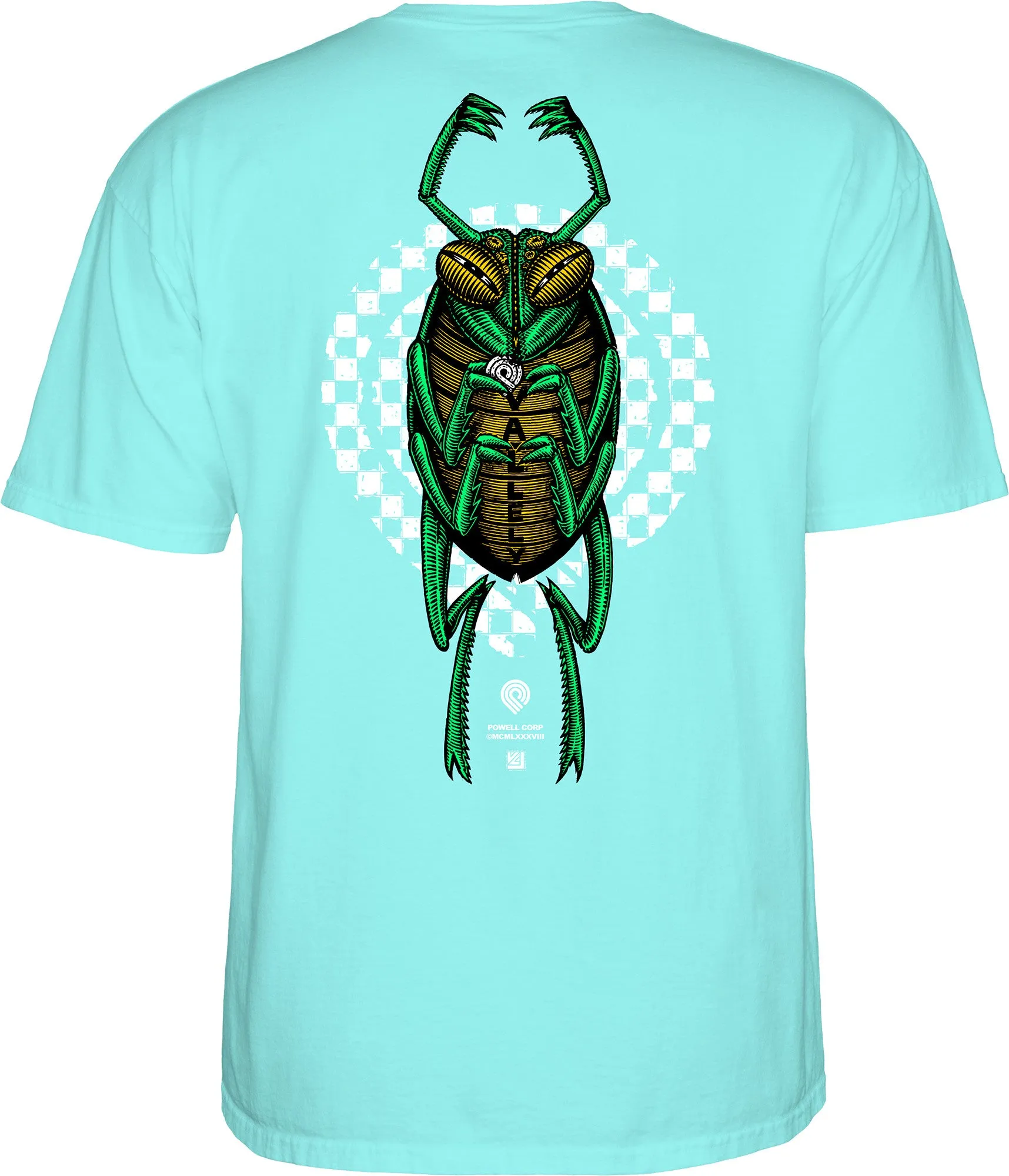 Powell Peralta Mike Vallely Bug T-Shirt - Celadon