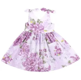 "Floral Summer" Girls Party Dress