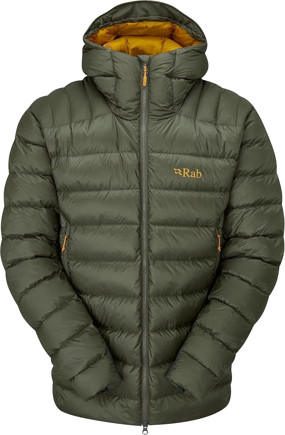 Rab Men's Electron Pro 800-Fill Down Hooded Jacket for Climbing & Mountaineering