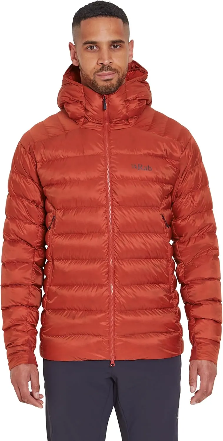 Rab Men's Electron Pro 800-Fill Down Hooded Jacket for Climbing & Mountaineering