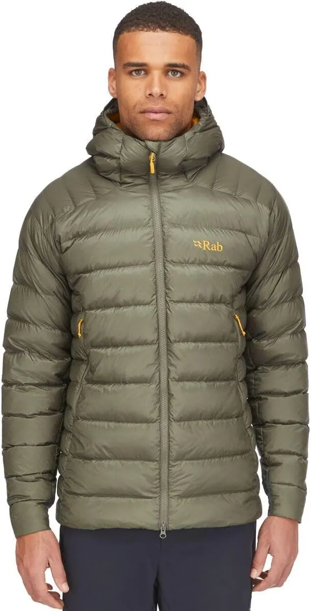 Rab Men's Electron Pro 800-Fill Down Hooded Jacket for Climbing & Mountaineering