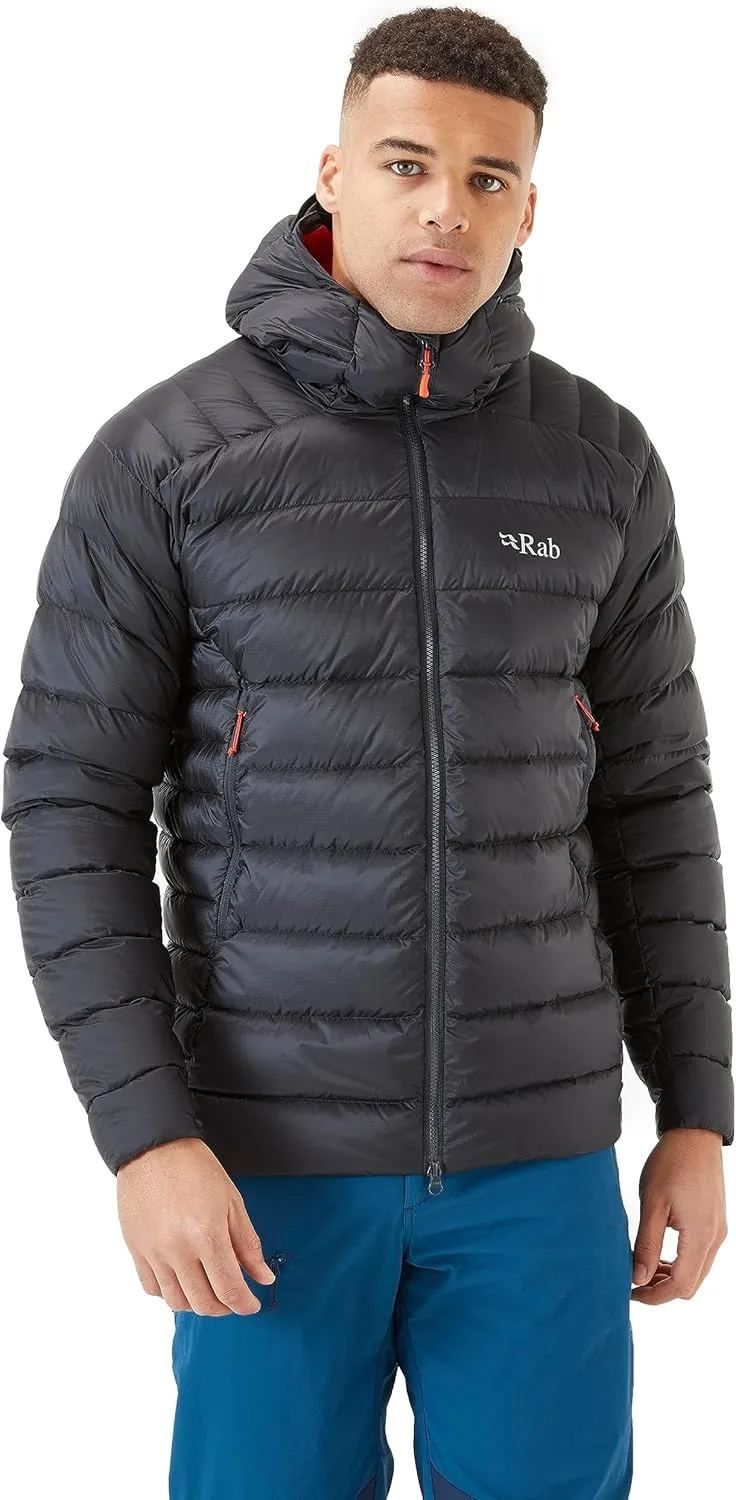 Rab Men's Electron Pro 800-Fill Down Hooded Jacket for Climbing & Mountaineering