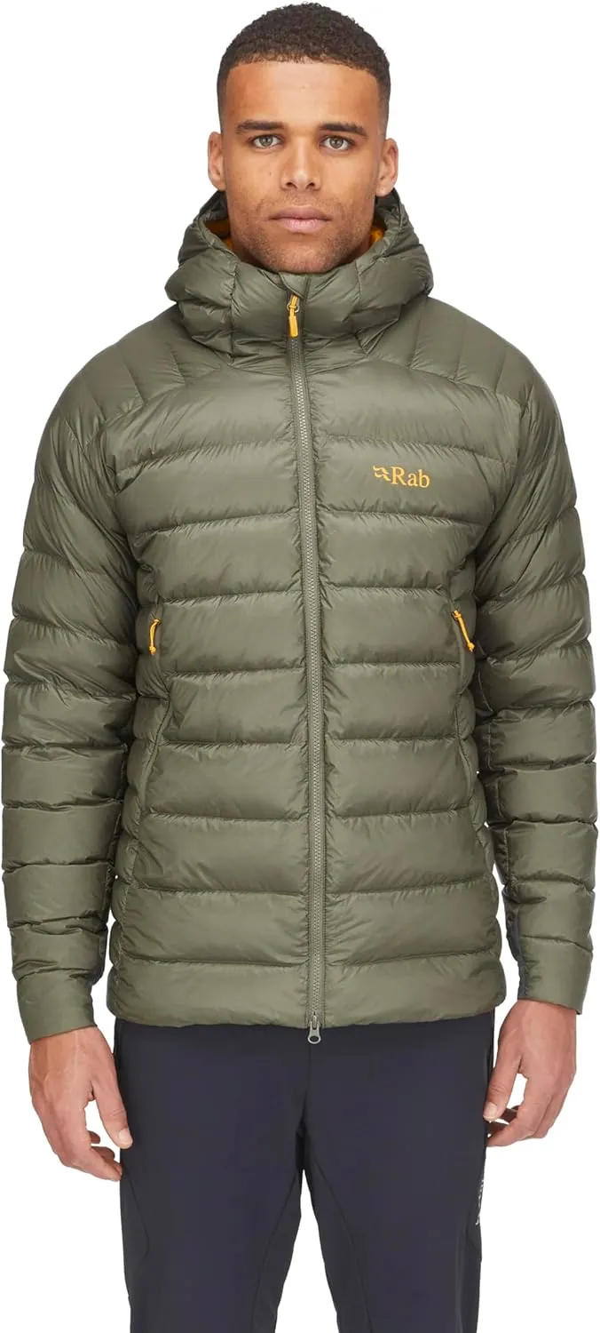 Rab Men's Electron Pro 800-Fill Down Hooded Jacket for Climbing & Mountaineering