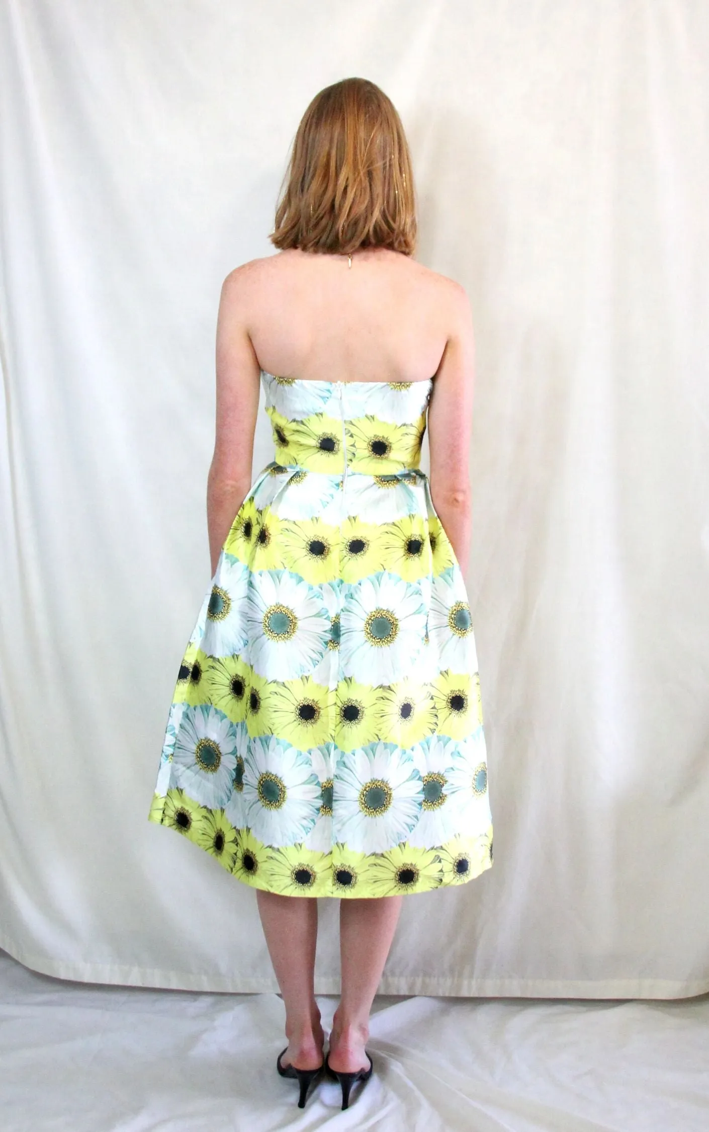 RENT Sunflower Summer Prom Dress