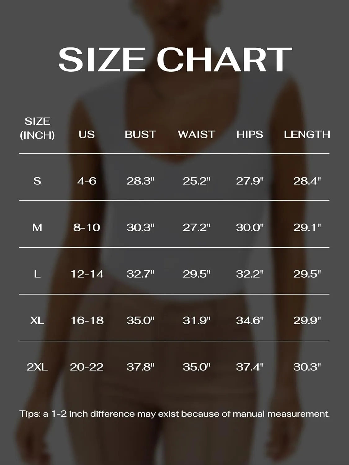 REORIA Butsmooth Women's Trendy Sexy Casual V Neck Double Lined Sleeveless Slimming Going Out Tank Top Bodysuits