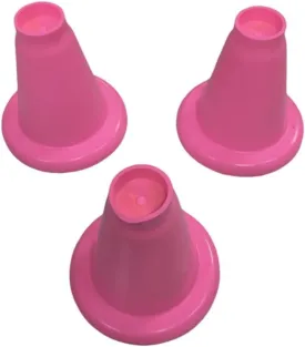 Rubber Cricket Batting Tee Cone for Batting Practice (Pack of 3)