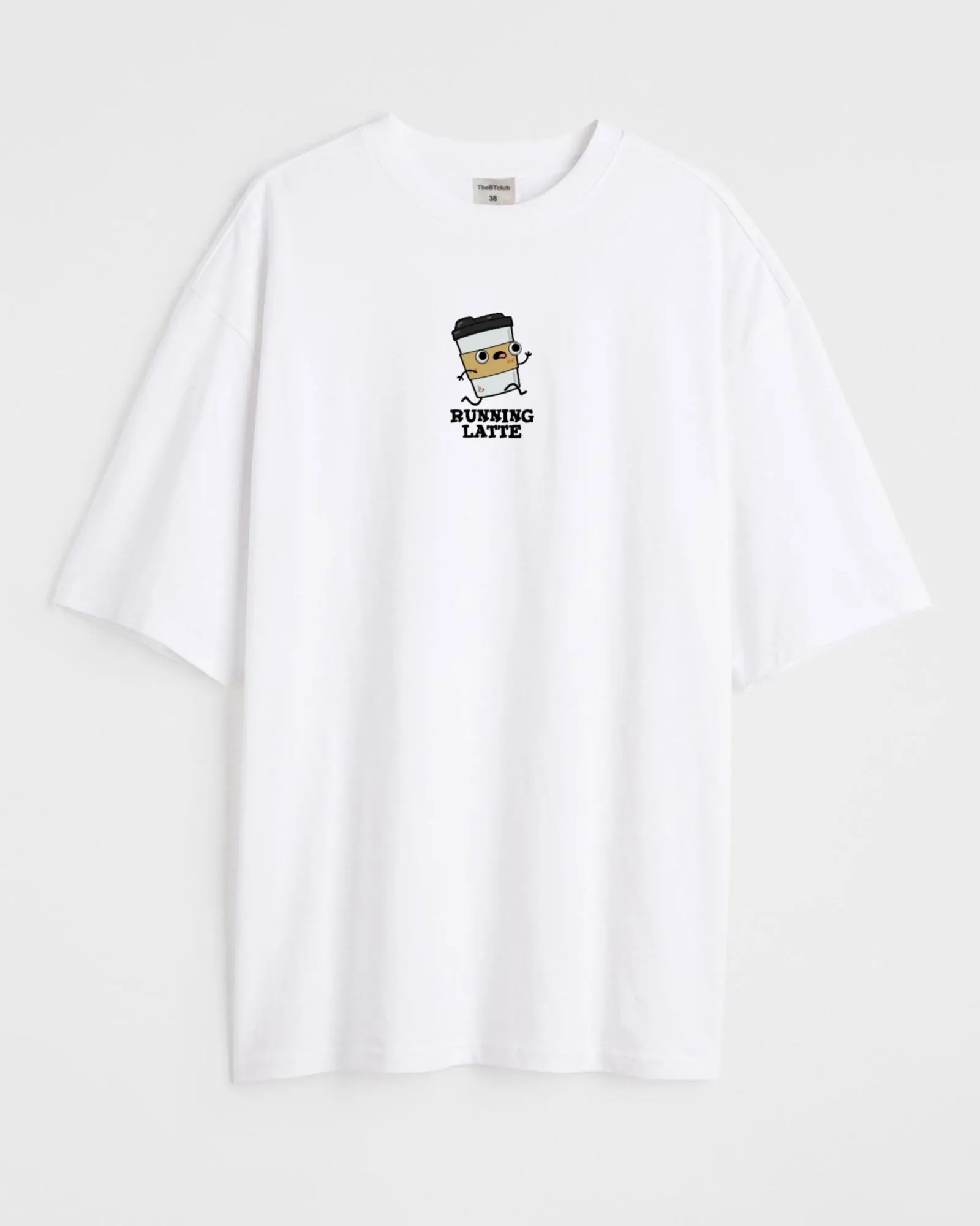 Running latte  - Oversized T-shirt