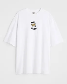 Running latte  - Oversized T-shirt