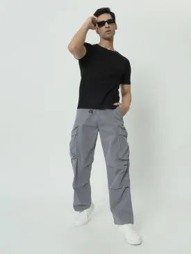 SAINTJONES -NEW STRAIGHT BOX POCKETS GREY CARGO