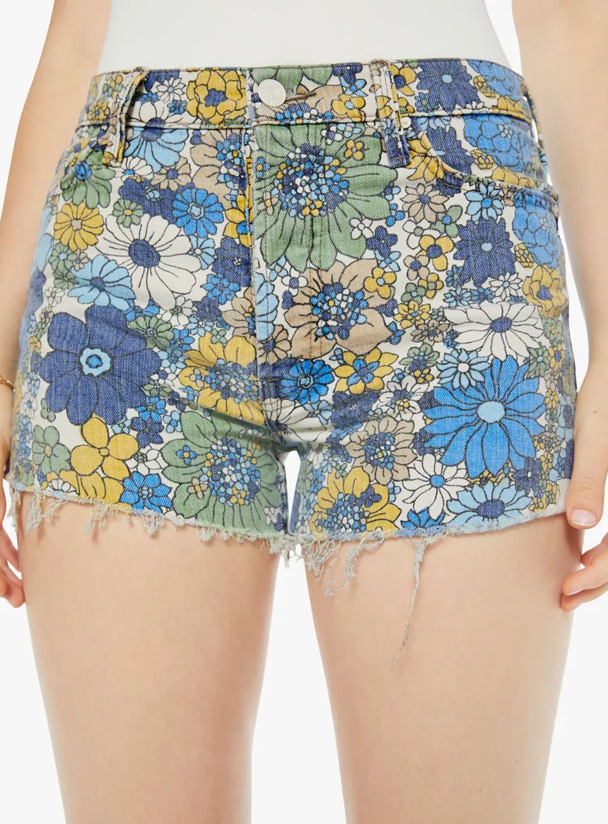 The Tomcat Kick Fray Shorts in Dirtbike Flowers