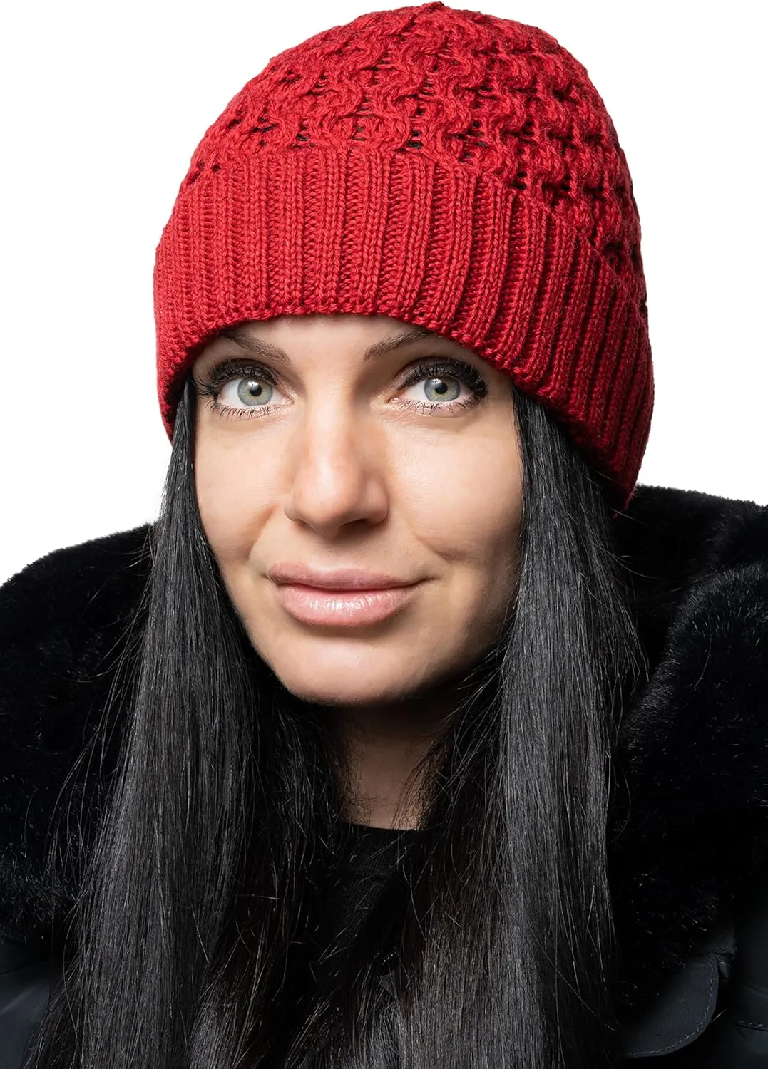 Unisex Beanie 100% Merino Wool Hat Soft and Warm Winter Hat