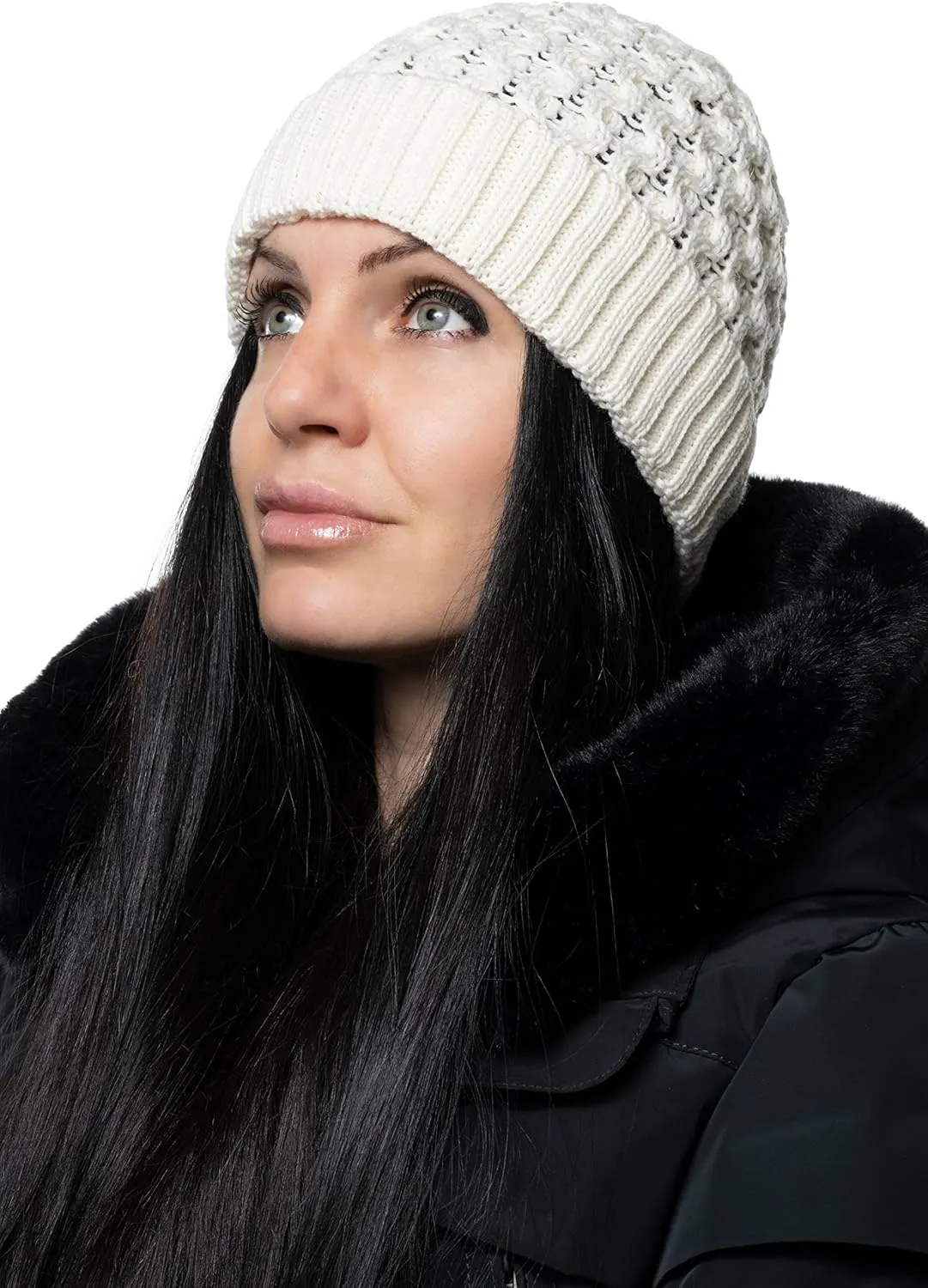 Unisex Beanie 100% Merino Wool Hat Soft and Warm Winter Hat