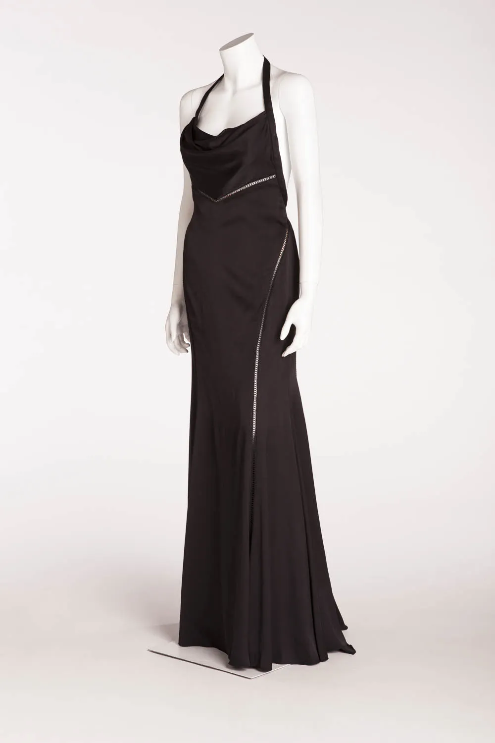 Versace - Black Long Halter Dress - IT 40