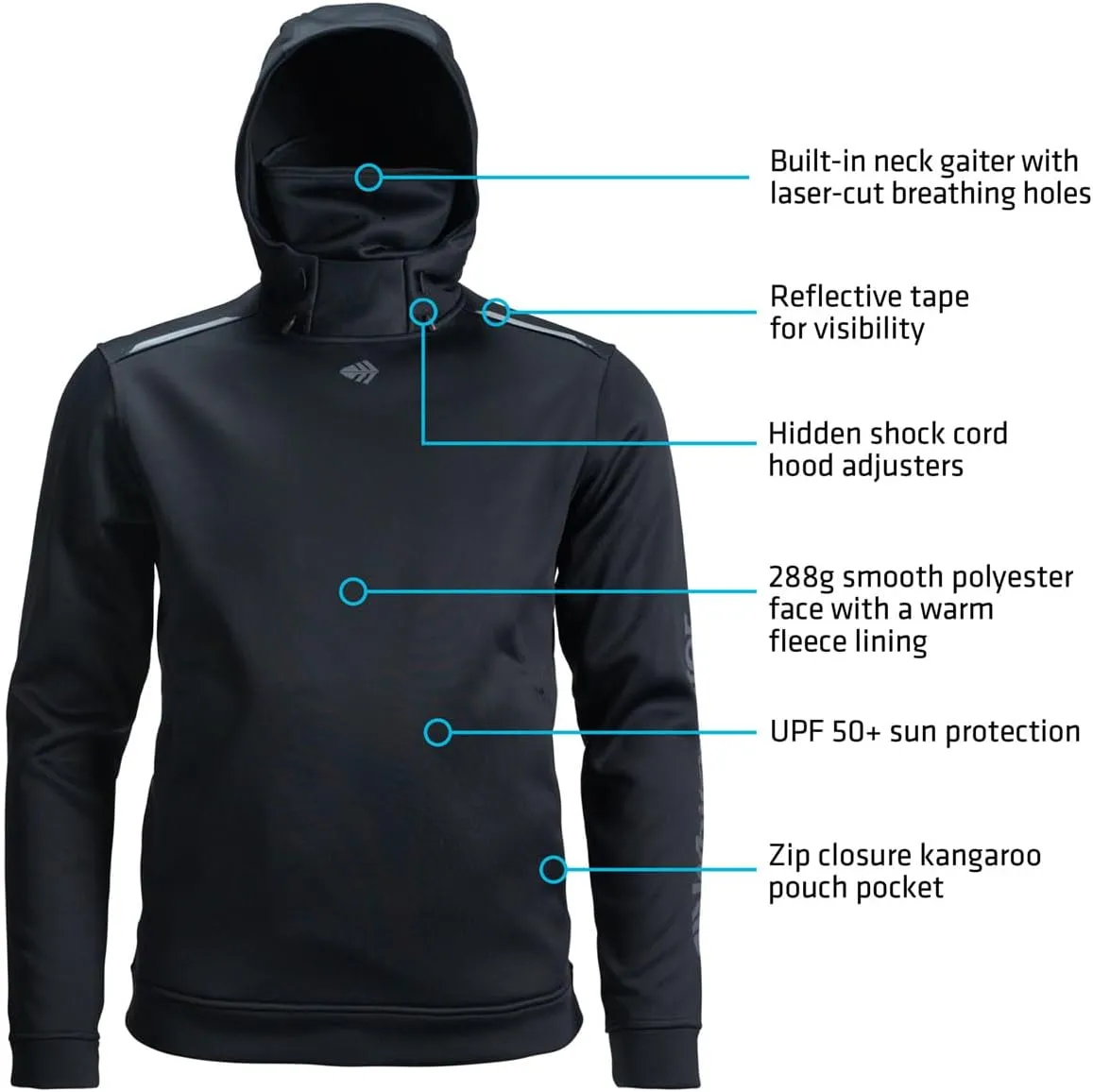 Whitewater Fishing Beacon Technical Hoodie