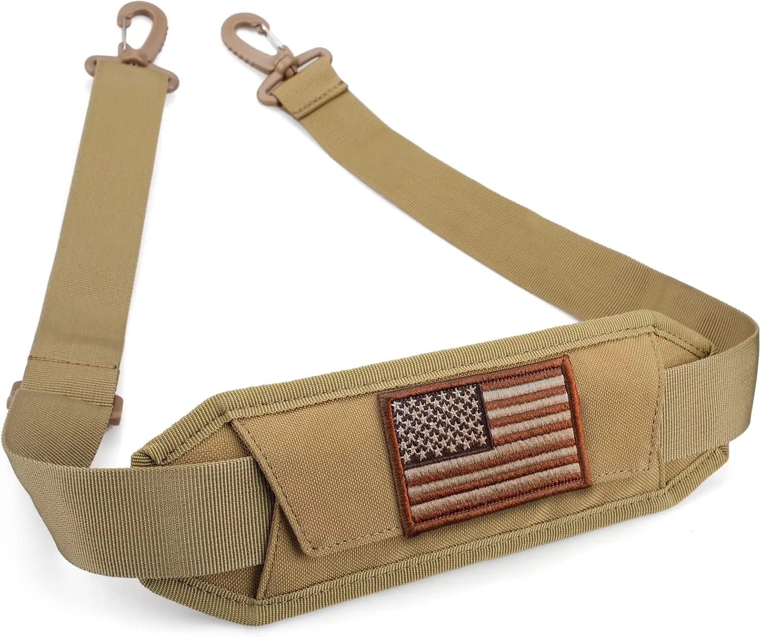 WYNEX Shoulder Strap Pad for Tactical Pouch, Universal Bag Strap with Detachable Thick Pad Single Shoulder Strap Replacement